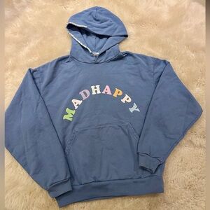 Madhappy Pastel Logo Blue Hoodie - Size XS